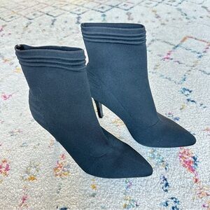 Mia Black Sock Booties size 7.5